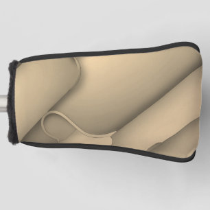 Brown Hues Modern Art Golf Head Cover