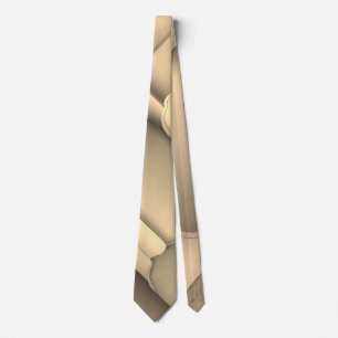 Brown Hues Modern Art  Tie
