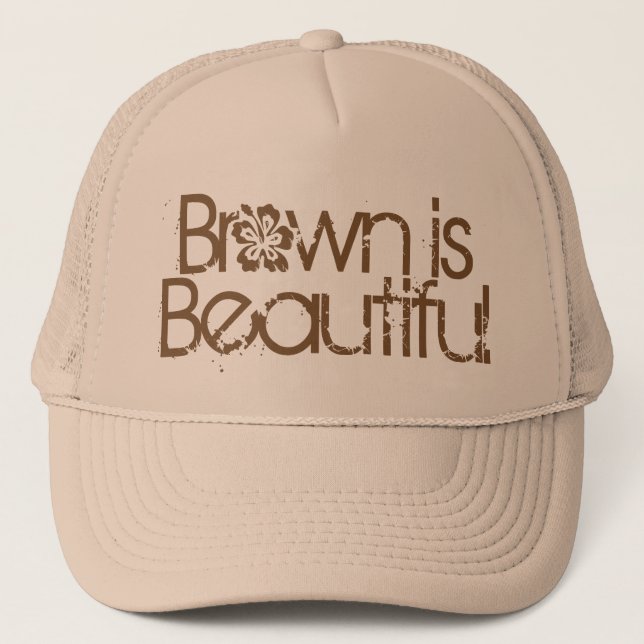 Brown is Beautiful Trucker Hat (Front)