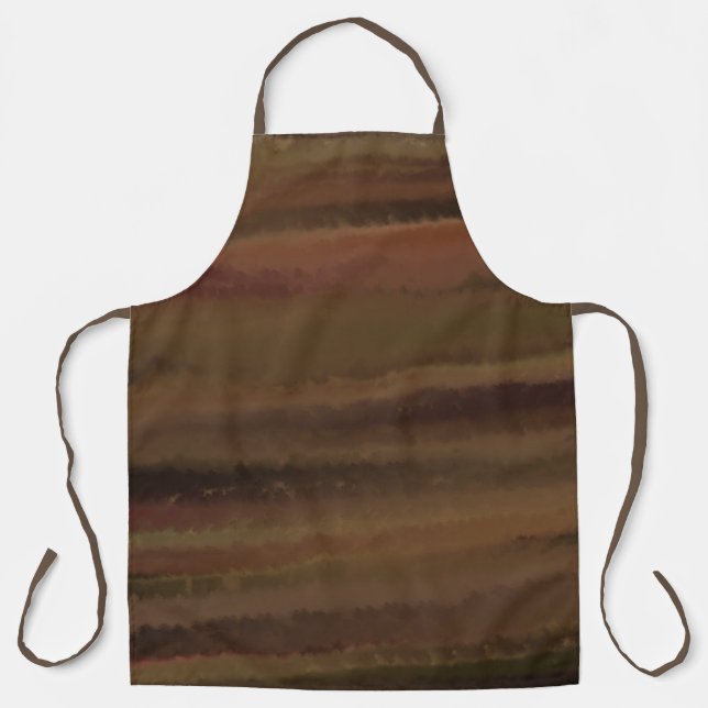 Brown Is My Favourite Colour Large Apron (Front)