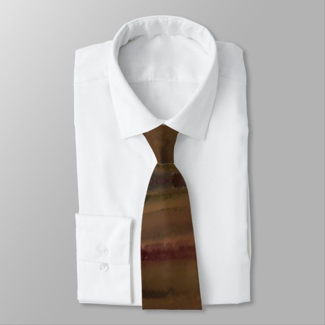 Brown Is My Favourite Colour Neck Tie (Tied)