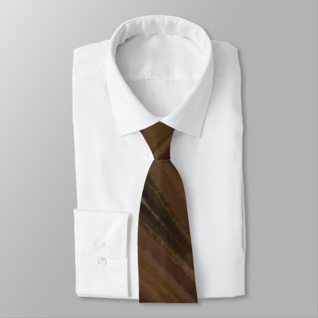 Brown Is My Favourite Colour Neck Tie (Tied)