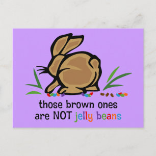 Brown Jelly Beans Postcard