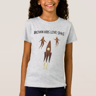 Brown Kids Love Space Kids T-Shirt
