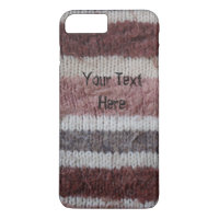 brown knitted stripes vintage style fun knitted