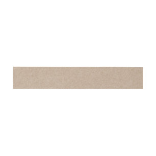 Brown Kraft Paper Background Printed Invitation Belly Band