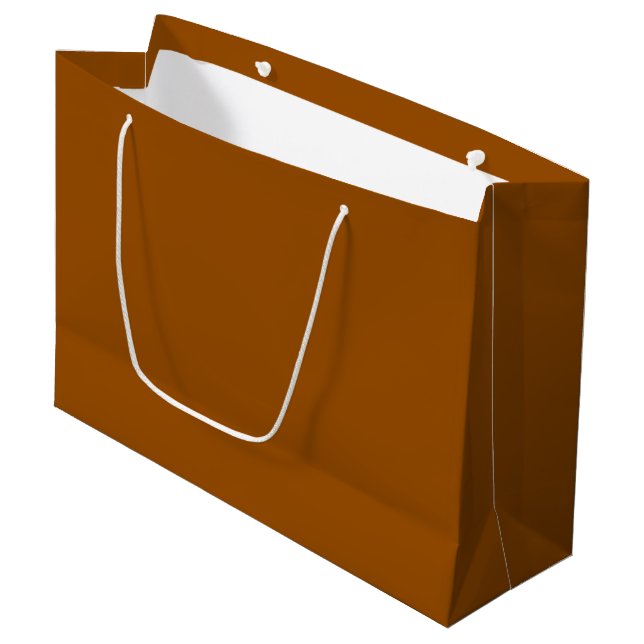 Brown Large Gift Bag (Front Angled)