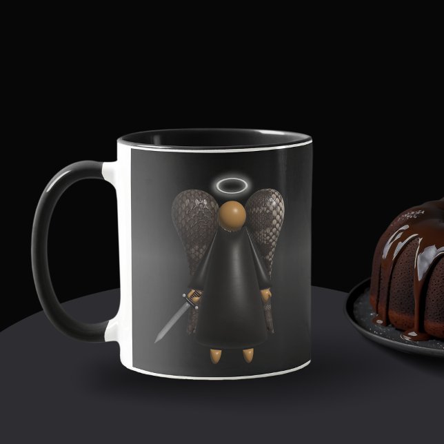 Brown/Latino Angel, Avenging Angel Mug (Brown Avengng Angel)