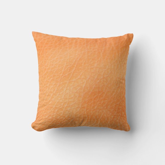  Brown leather background. abstract, accessories,  Cushion (Front)