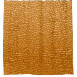 Brown Leather, Closeup Texture Background. Shower Curtain