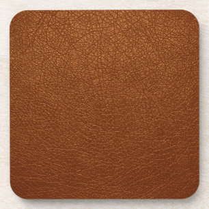 Brown Leather Coaster