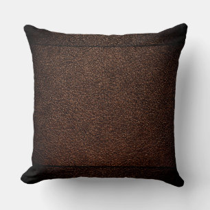 Brown Leather Cushion