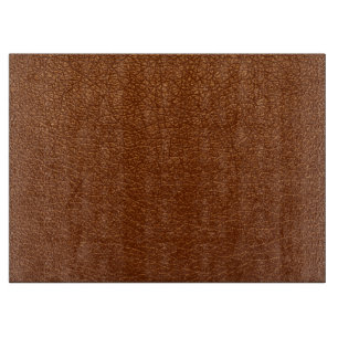 Brown Leather Cutting Board