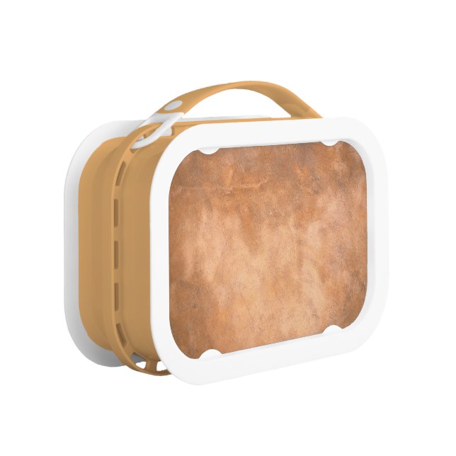 BROWN LEATHER LUNCH BOX (Right)