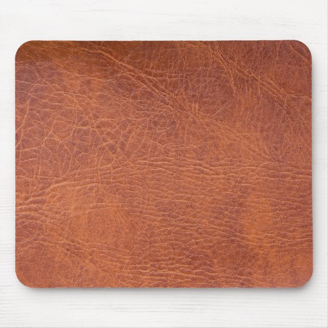 Brown leather mouse mat (Front)