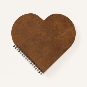 Brown leather   notebook