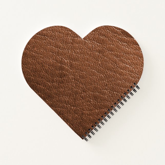 brown leather notebook (Back)