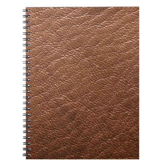 Brown leather notebook (Front)