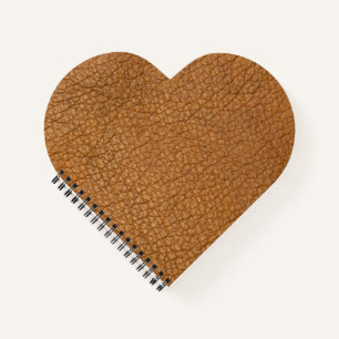 Brown leather notebook