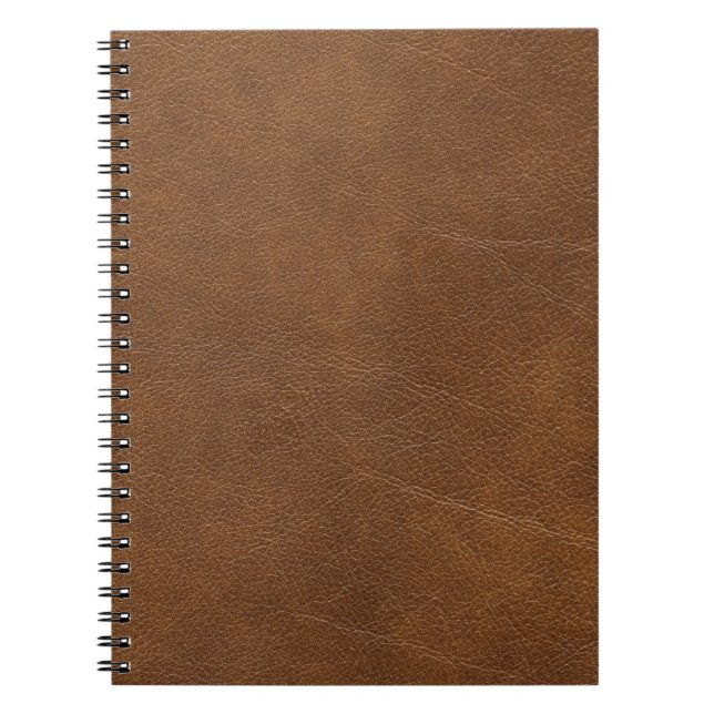 Brown leather  notebook (Front)