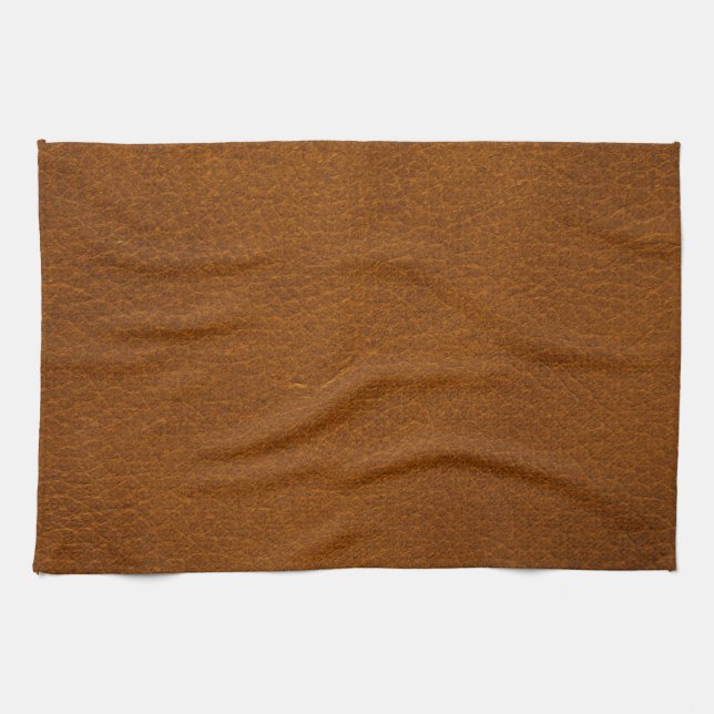 BROWN LEATHER TEA TOWEL (Horizontal)