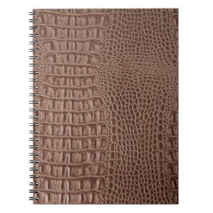Brown leather texture background close up macroski notebook
