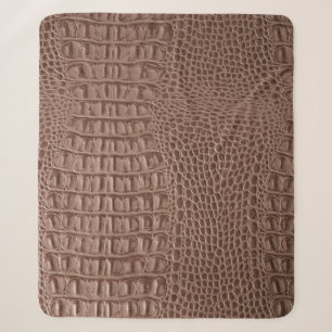 Brown leather texture background close up macroski sherpa blanket
