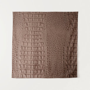 Brown leather texture background close up macroski tapestry