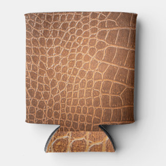 Brown Leather Texture, Background Use. Can Cooler