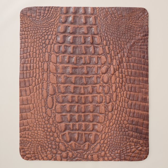 Brown leather texture backgroundabstract,aged,anim sherpa blanket (Front)