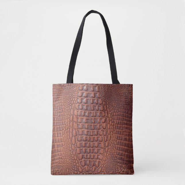 Brown leather texture backgroundabstract,aged,anim tote bag (Front)