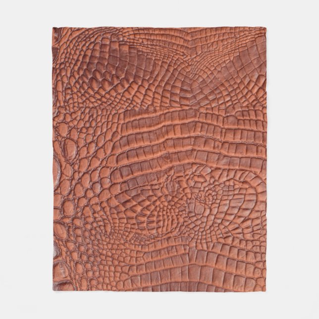 Brown leather texture backgroundtexture,abstract,a fleece blanket (Front)