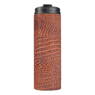 Brown leather texture backgroundtexture,abstract,a thermal tumbler