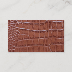 Brown leather texture Business Card