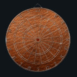 Brown Leather Texture Dart Board<br><div class="desc">Now,  you can enjoy a brown leather texture dart board that didn't break the bank or kill the cow. This Brown Leather Texture dart board adds rugged sophistication to any man cave,  hunting lodge,  game room or garage.</div>