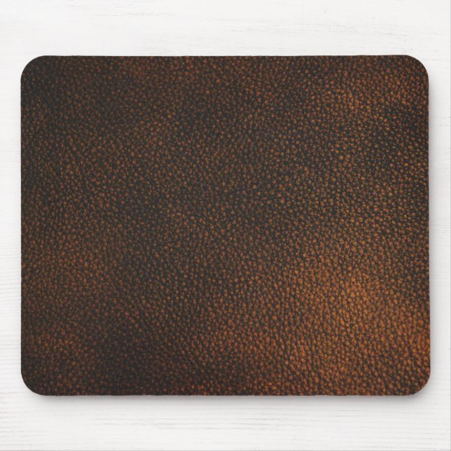 Brown Leather Texture Mouse Mat (Front)