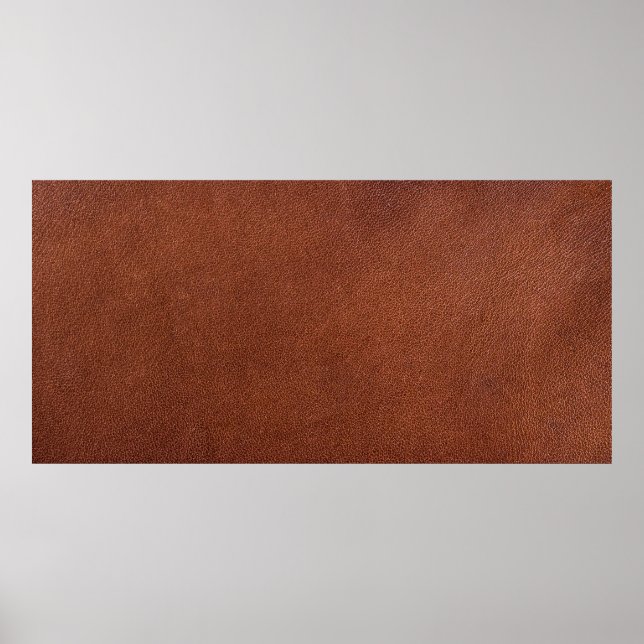 Brown leather texture poster (Front)