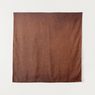 Brown leather texture tapestry