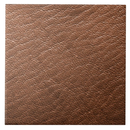 Brown leather texture tile | Zazzle.co.uk