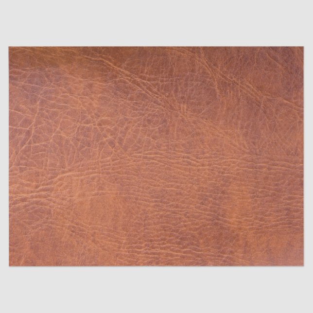 Brown leather tissue paper (Front)