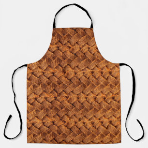 Brown leather woven backgroundleather,brown,backgr apron