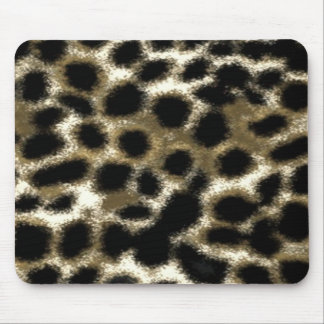 BROWN LEOPARD MOUSE MAT
