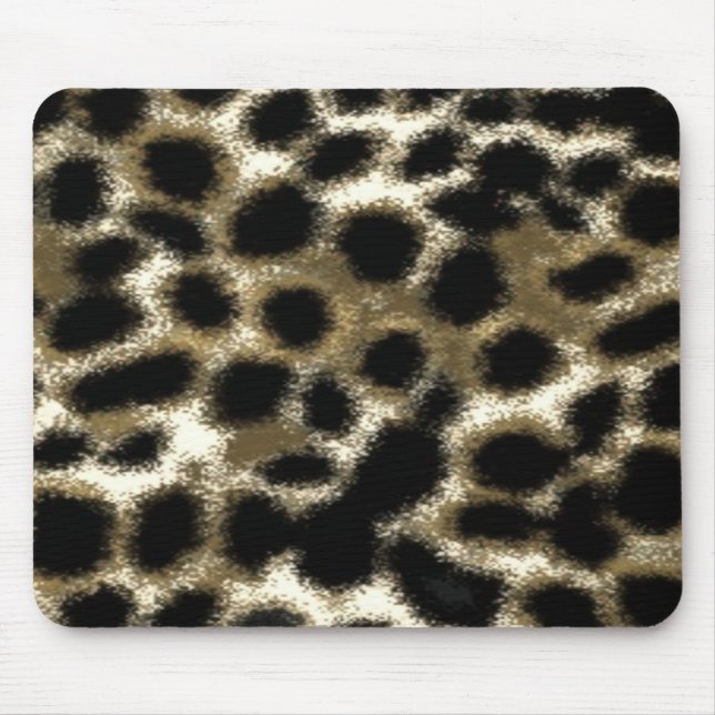 BROWN LEOPARD MOUSE MAT (Front)