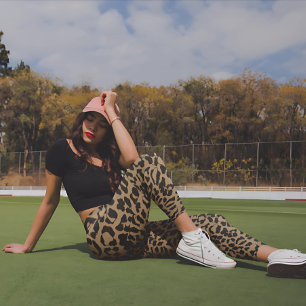 Brown Leopard Safari Print Leggings
