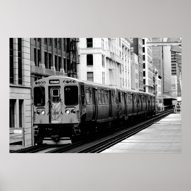 Brown Line Poster (Front)