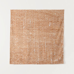 Brown Linen Canvas Texture Background Tapestry