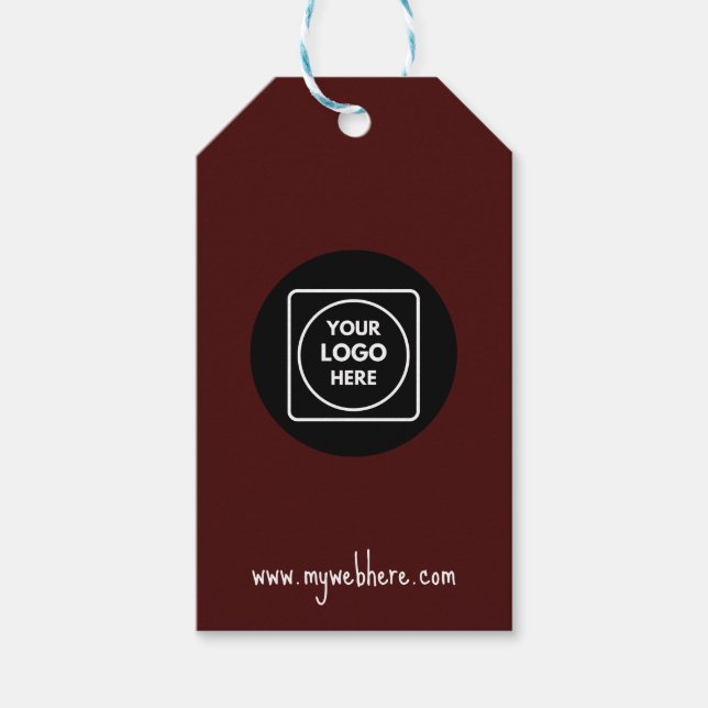 Brown Logo Product Description Gift Label price  (Front)
