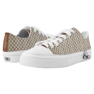 Brown Louis Vuitton style Low Top Shoes