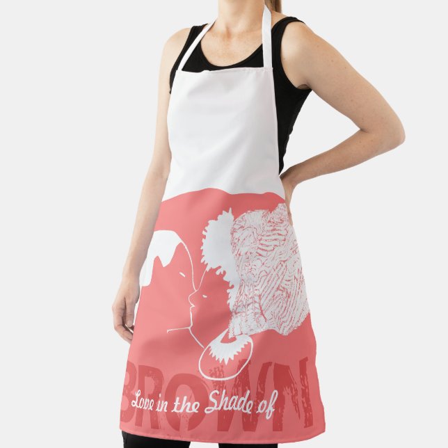 BROWN LOVE APRON (Insitu)