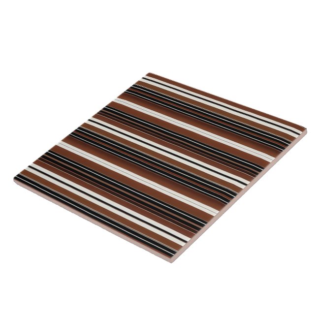 Brown Luxury Modern Autumn Collection Tile (Side)